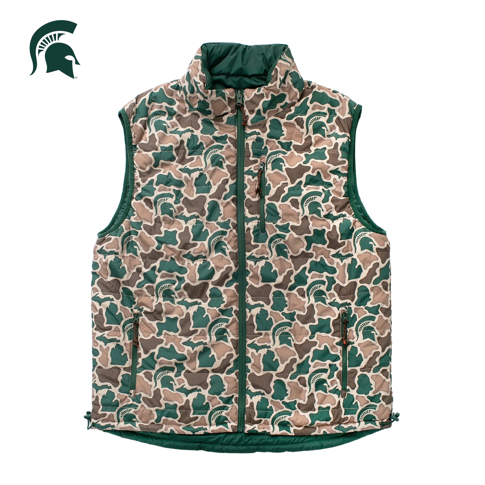 Michigan State Camo - Reversible Vest