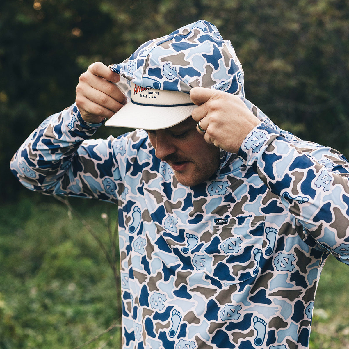 North Carolina Tar Heels Camo - Sol Series Hoodie