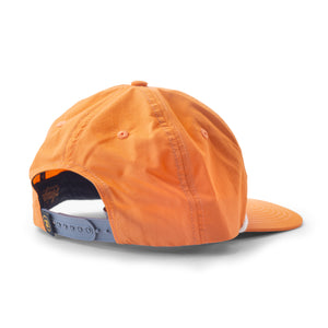 Orange Embroidered Logo Hat