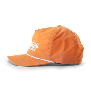 Orange Embroidered Logo Hat