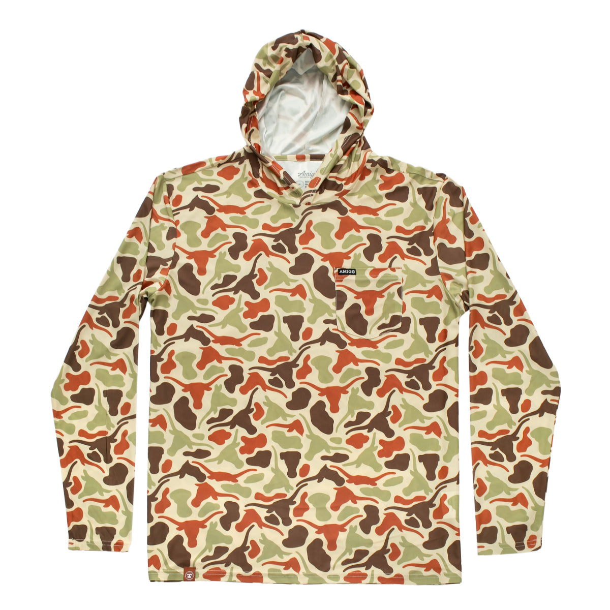 Longhorn Camo - Sol Series Hoodie – Amigo Provisions Company