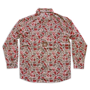 Oklahoma Sooners Camo - Frio Tech Long Sleeve