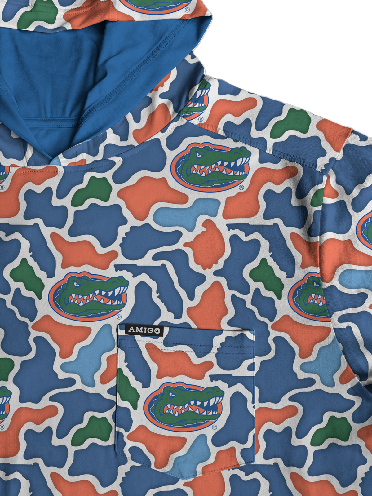 Florida Gators Camo Playa Hooded Shirt