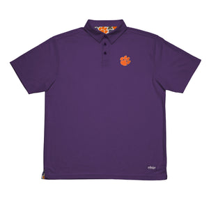 Clemson Tigers Licensed Solid Sierra Polo Shirt