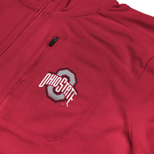 Ohio State Buckeyes Licensed Solid Sierra Quarter Zip Pullover