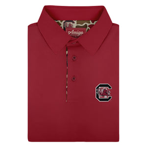 South Carolina Gamecocks Licensed Solid Sierra Polo Shirt