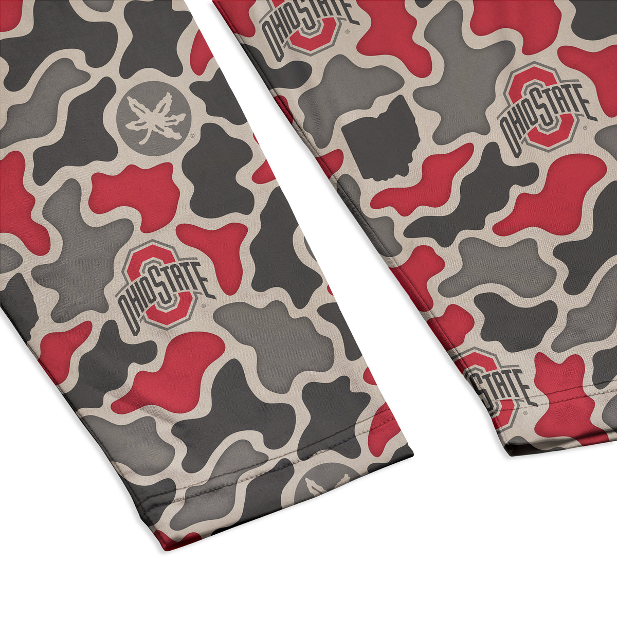 Ohio State Buckeyes Camo Playa Hooded Shirt