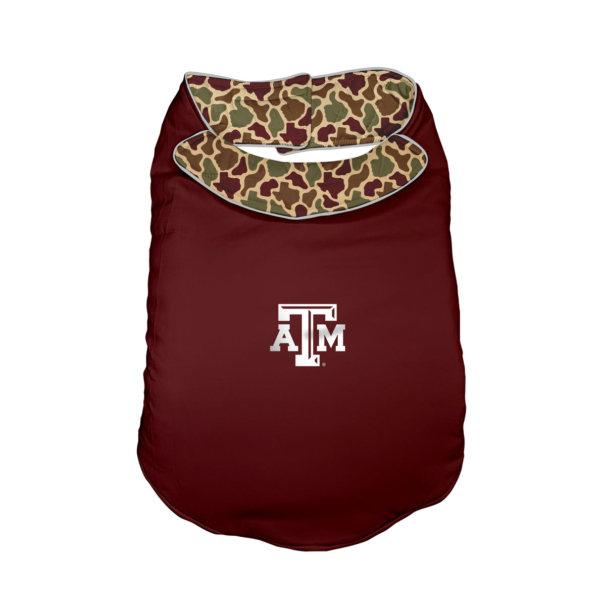 Texas A&M Dog Reversible Puff Vest