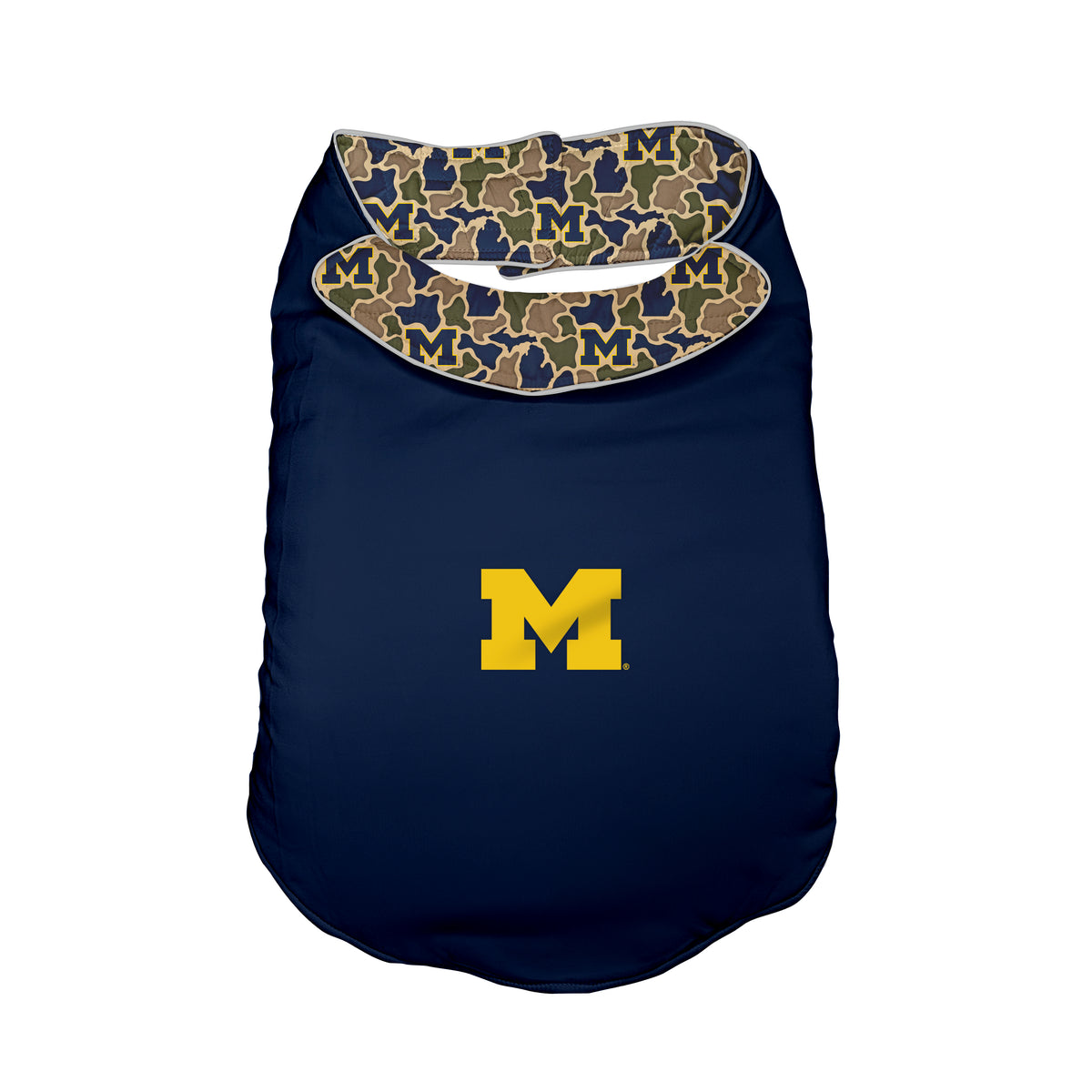 Michigan Wolverines Dog Reversible Puff Vest