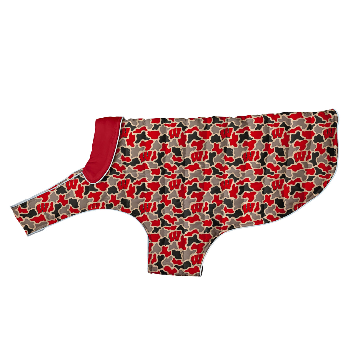 Wisconsin Badgers Dog Reversible Puff Vest