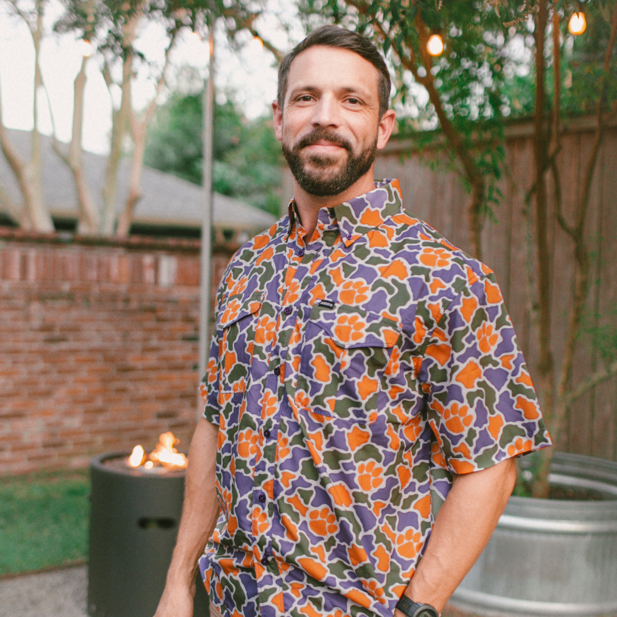Clemson Tigers Camo Primero SS Shirt