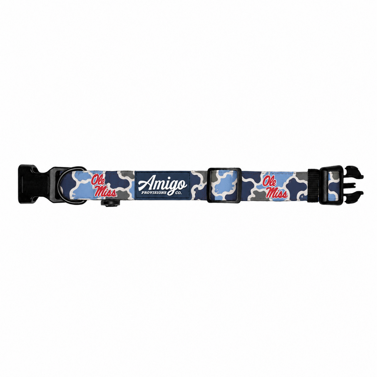 Ole Miss Rebels Camo - Performance Nylon Dog Collar