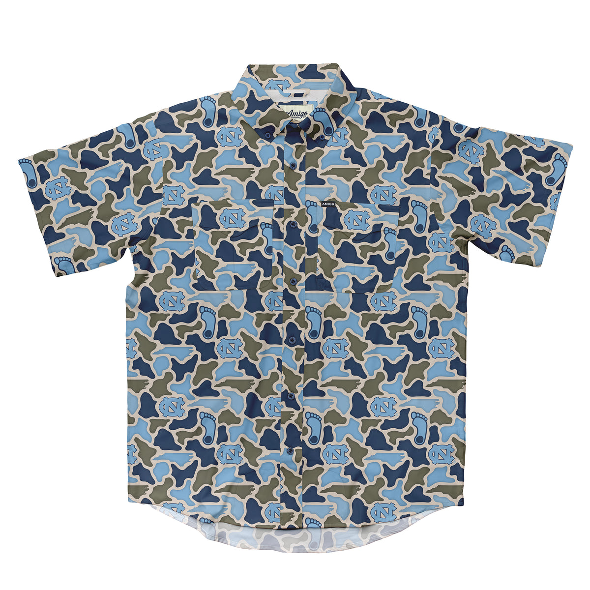 North Carolina Tar Heels Camo Primero SS Shirt