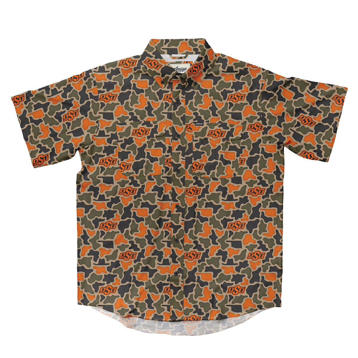 Oklahoma State Cowboys Camo Primero SS Shirt