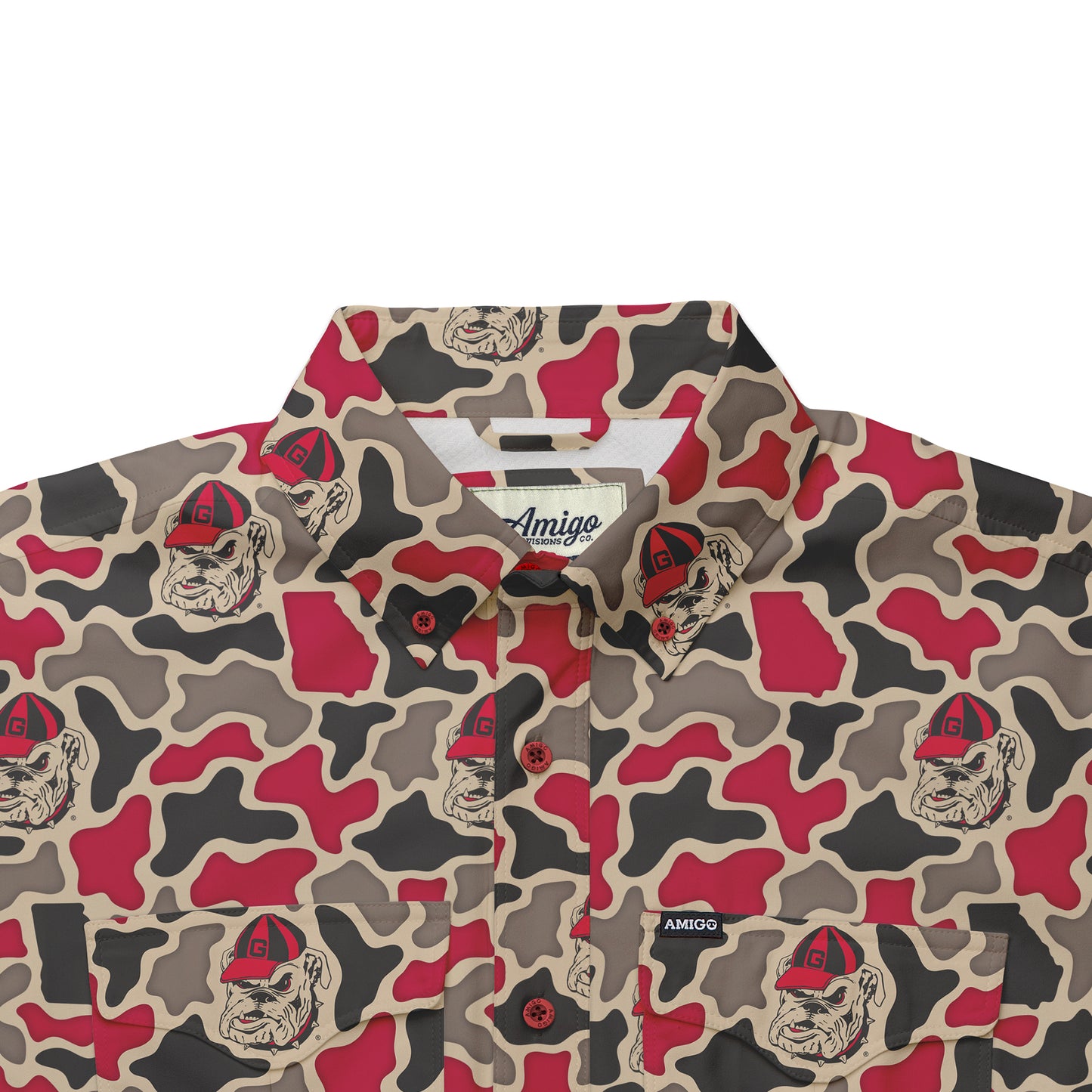 Georgia Bulldogs Camo Primero SS Shirt