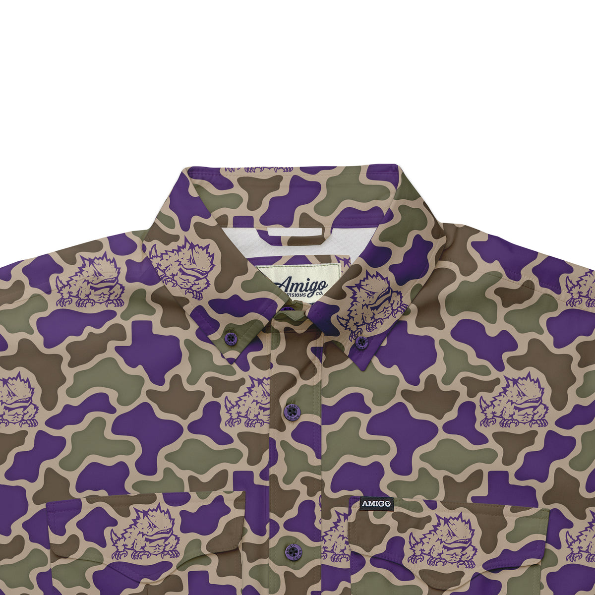 TCU Horned Frogs Camo Primero SS Shirt