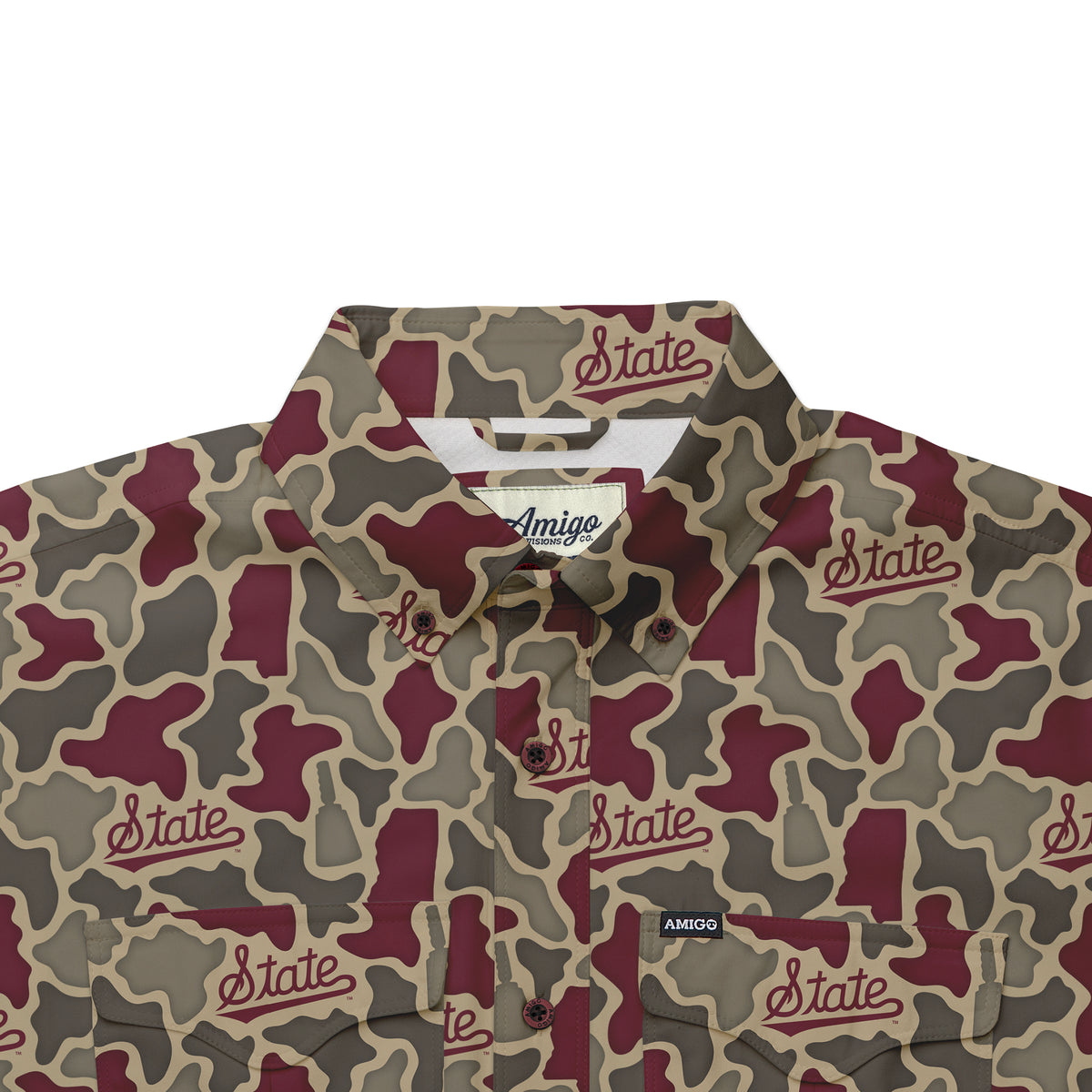 Mississippi State Bulldogs Camo Primero SS Shirt