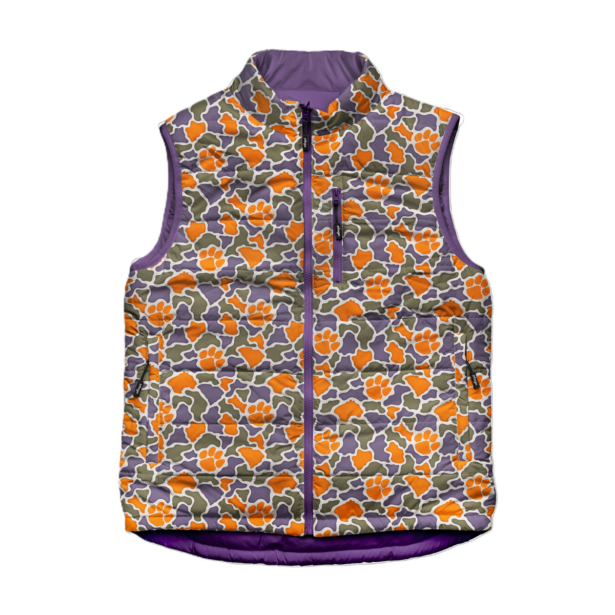 Clemson Tigers Camo Encino Reversible Vest