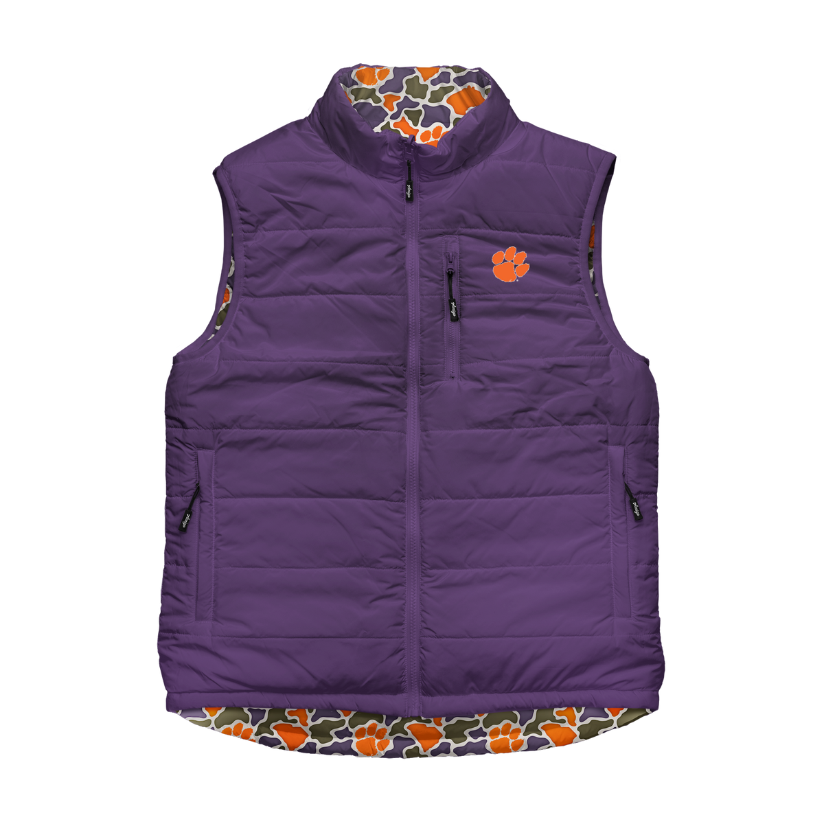 Clemson Tigers Camo Encino Reversible Vest