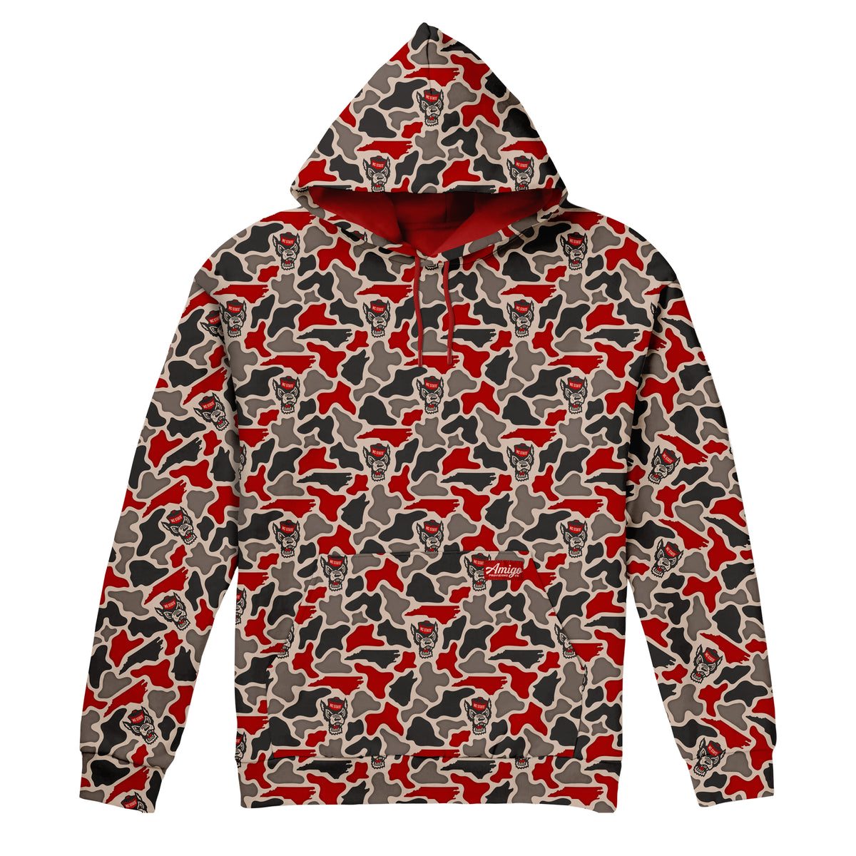 NC State Wolfpack Camo Cimarron Hoodie