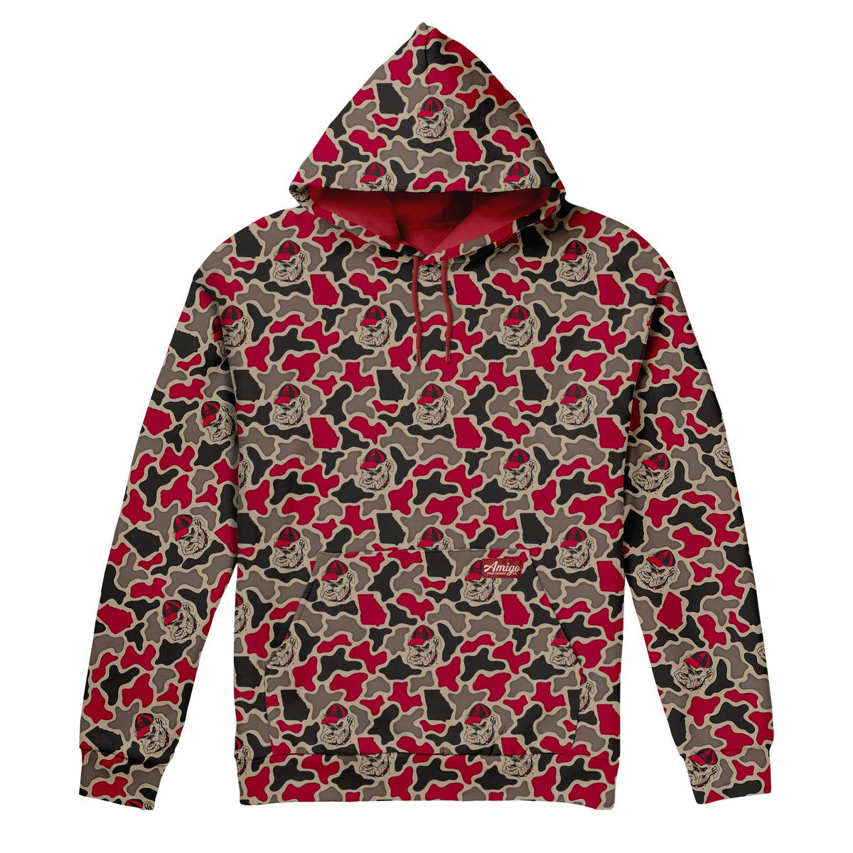 Georgia Bulldogs Camo Cimarron Hoodie