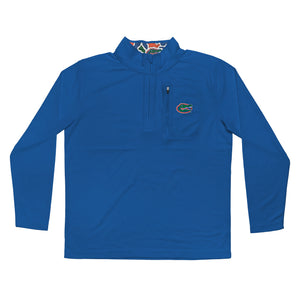 Florida Gators Licensed Solid Sierra Quarter Zip Pullover