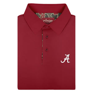 Alabama Crimson Tide Licensed Solid Sierra Polo Shirt