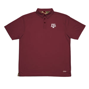 Texas A&M Aggies Licensed Solid Sierra Polo Shirt