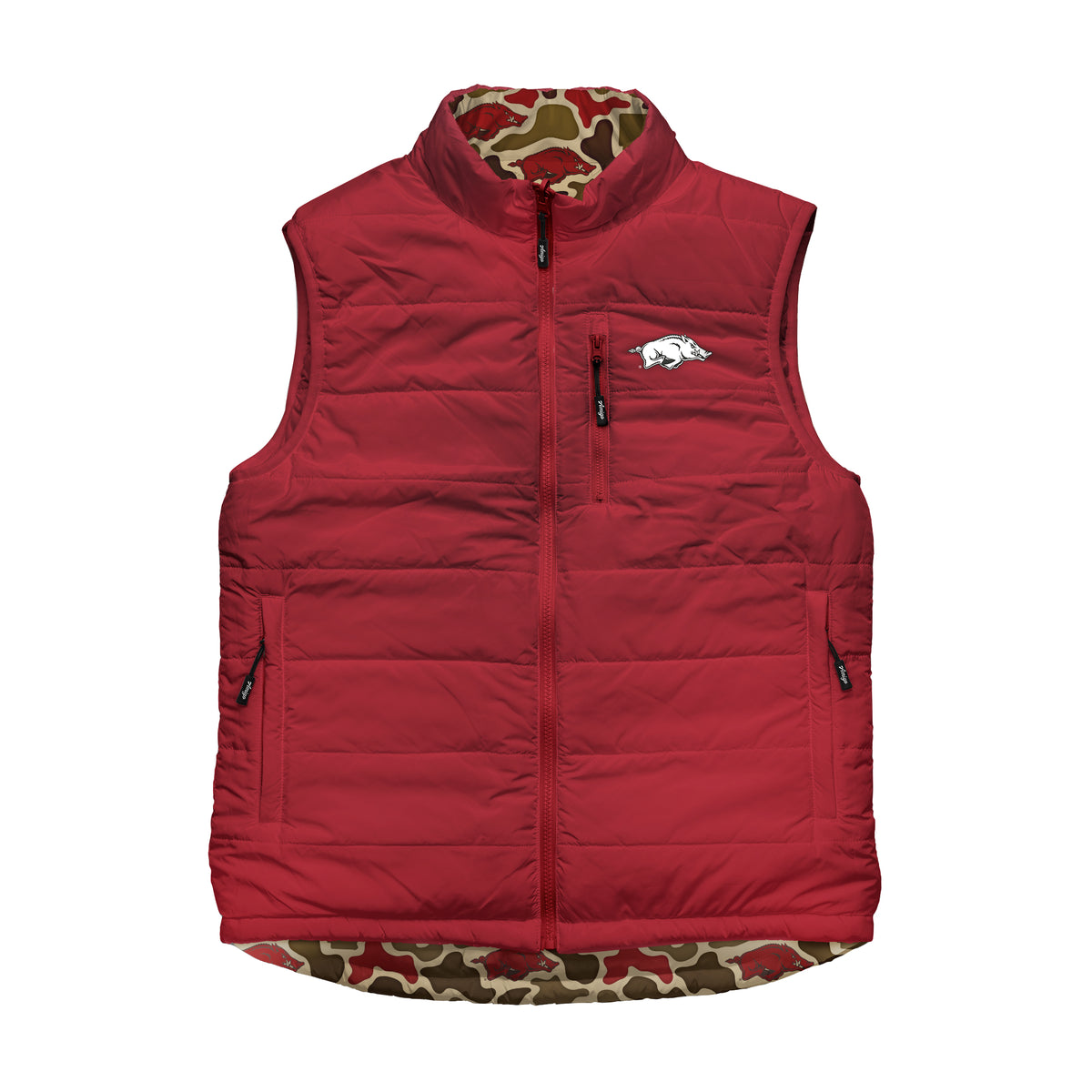 Arkansas Razorbacks Camo Encino Reversible Vest