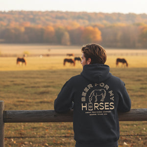 Beer For My Horses Mid-Weight Hoodie