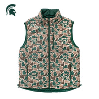 Michigan State Spartans Camo - Reversible Vest