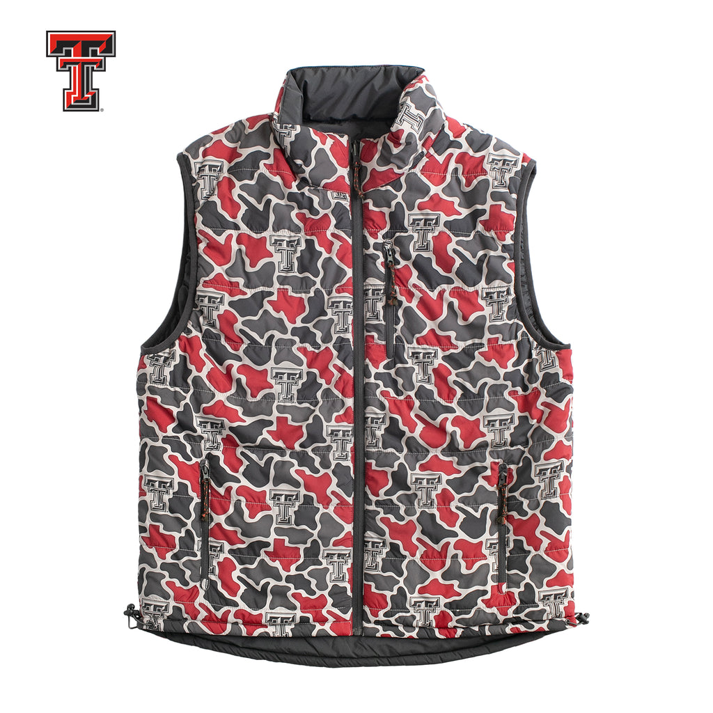 Texas Tech Camo - Reversible Vest - Amigo Provisions Company