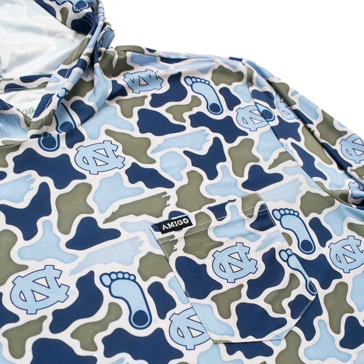 North Carolina Tar Heels Camo - Sol Series Hoodie