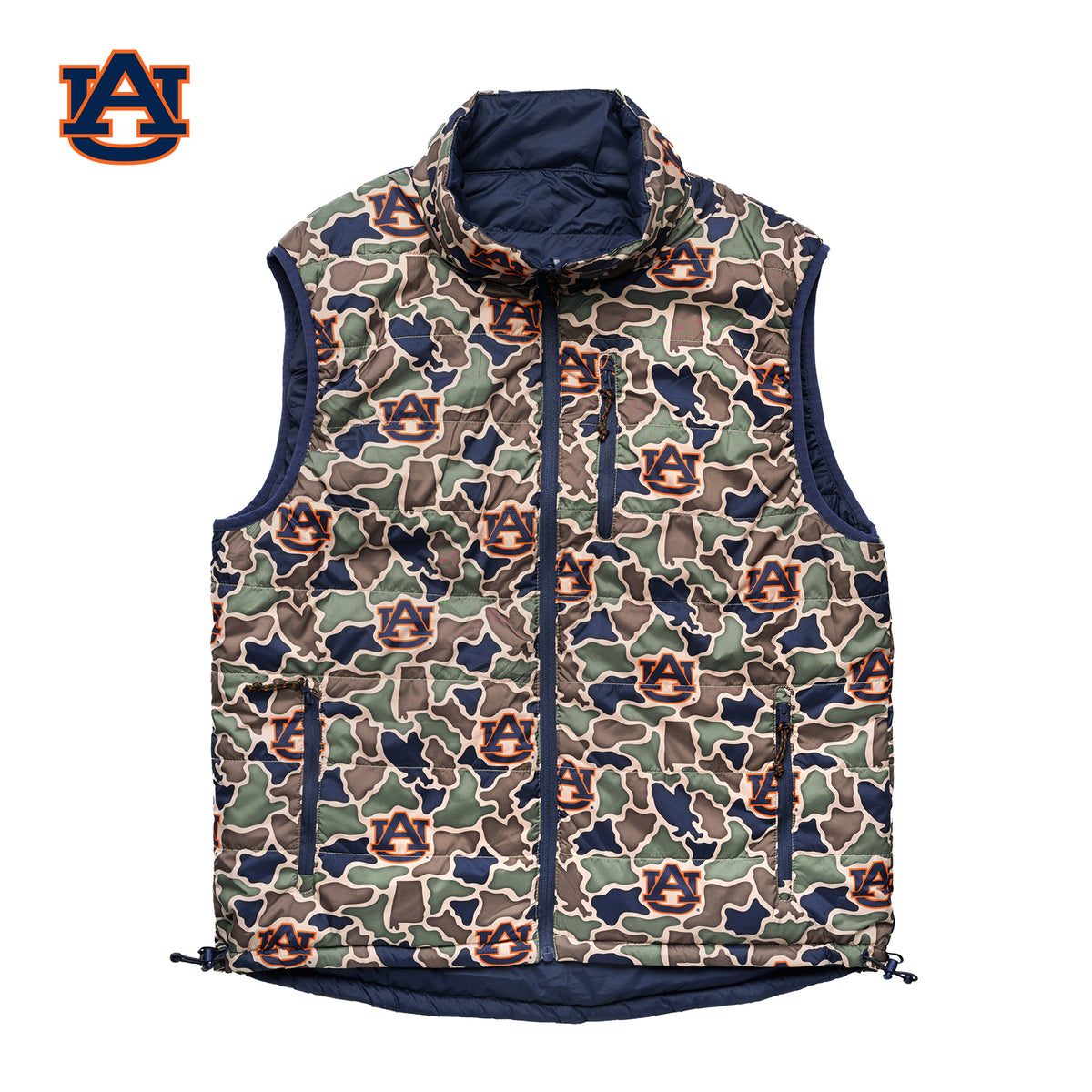 Auburn Tigers Camo Encino Reversible Vest