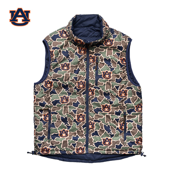 Auburn Tigers Camo Encino Reversible Vest
