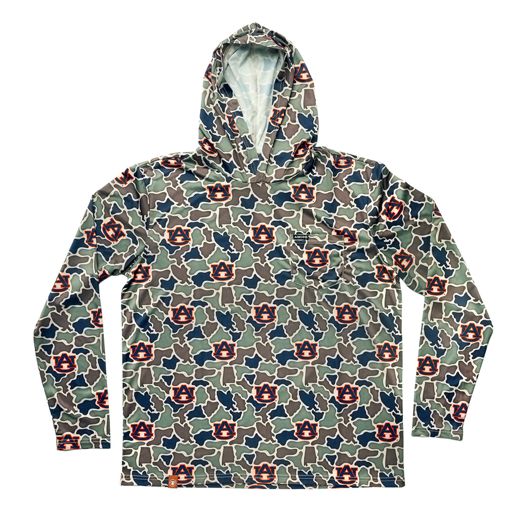 Auburn Camo - Sol Series Hoodie - Amigo Provisions Company