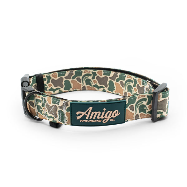Michigan State Spartans Camo - Performance Nylon Dog Collar