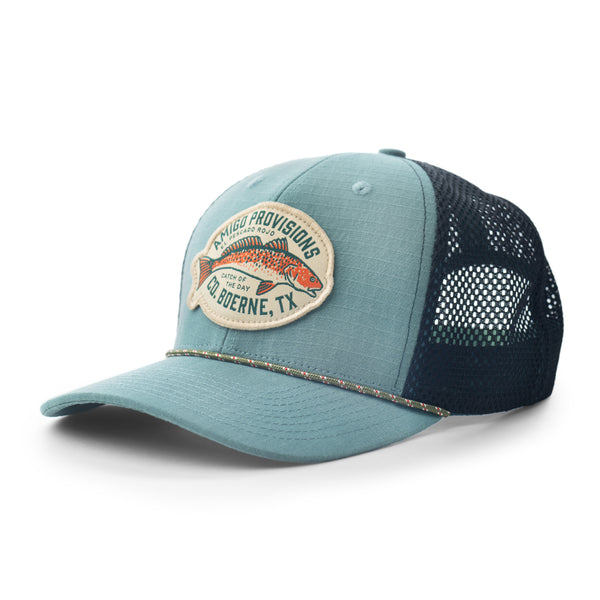 Redfish Hat - Gray and White — LELLO CO.
