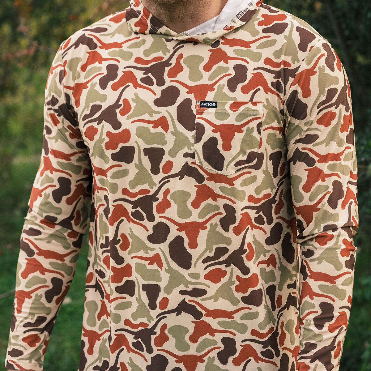 Texas Longhorns Camo - Sol Series Hoodie