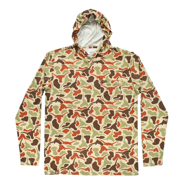 Texas Longhorns Camo - Sol Series Hoodie