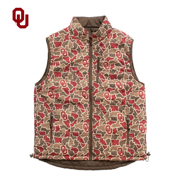 Oklahoma Sooners Camo Encino Reversible Vest
