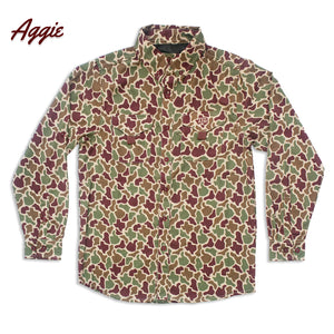 YOUTH - Aggie Camo - Frio Tech Long Sleeve