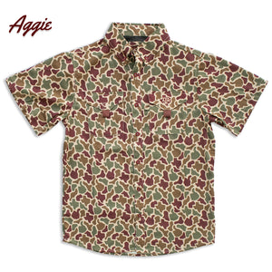 YOUTH - Aggie Camo - Frio Tech Shirt