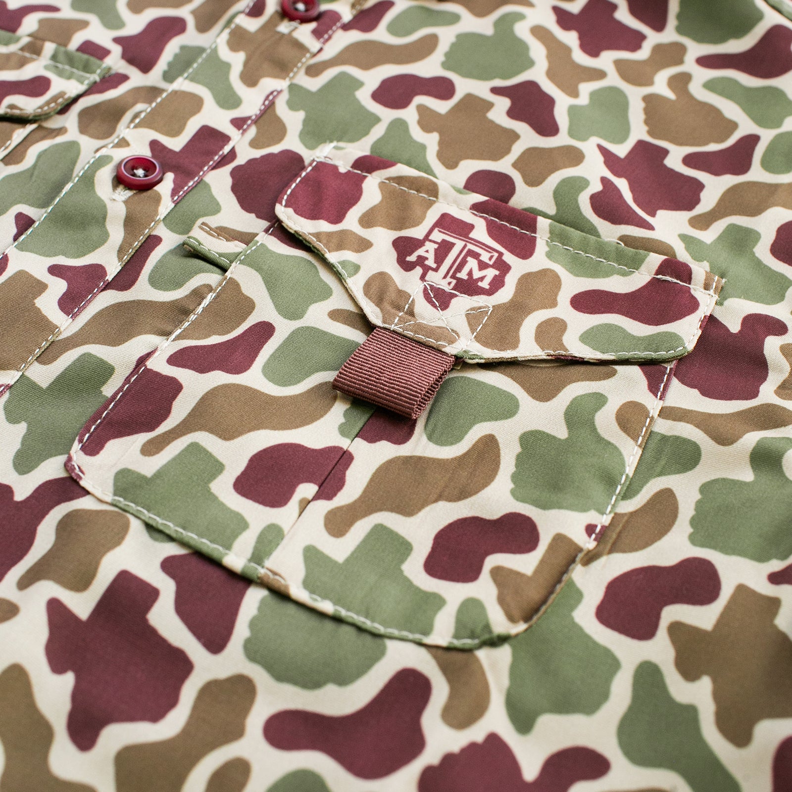 YOUTH - Aggie Camo - Frio Tech Long Sleeve