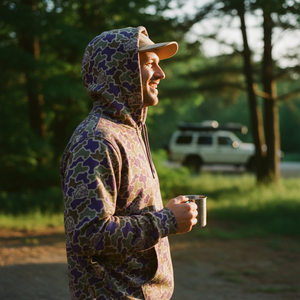 TCU Horned Frogs Licensed Camo Cimarron Fleece Pullover Hoodie