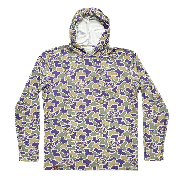 LSU Tigers Camo - Sol Series Hoodie