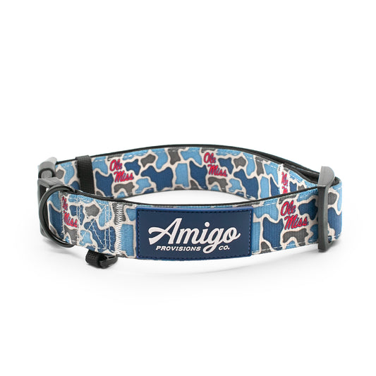 Ole Miss Camo - Performance Nylon Dog Collar