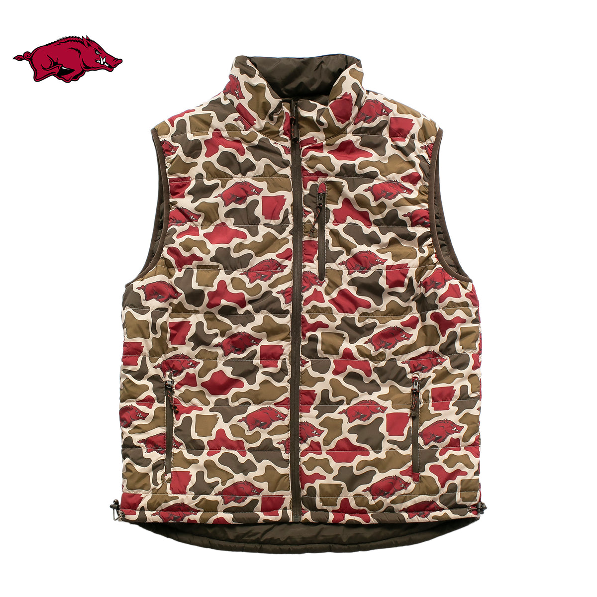 Arkansas Razorbacks Camo - Reversible Vest