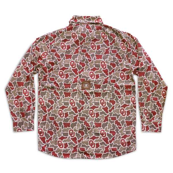 Oklahoma Sooners Camo - Frio Tech Long Sleeve (Pre-Order) - Amigo ...