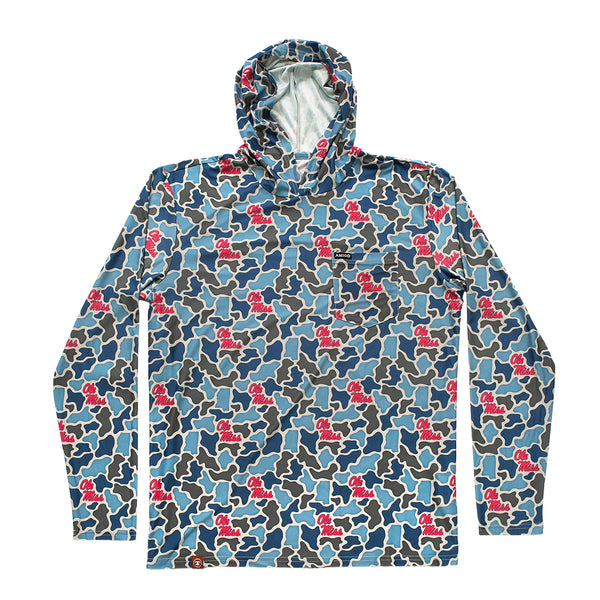 Ole Miss Rebels Camo - Sol Series Hoodie